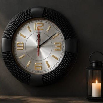 BOSS Collection Luxury Textured Wall Clock